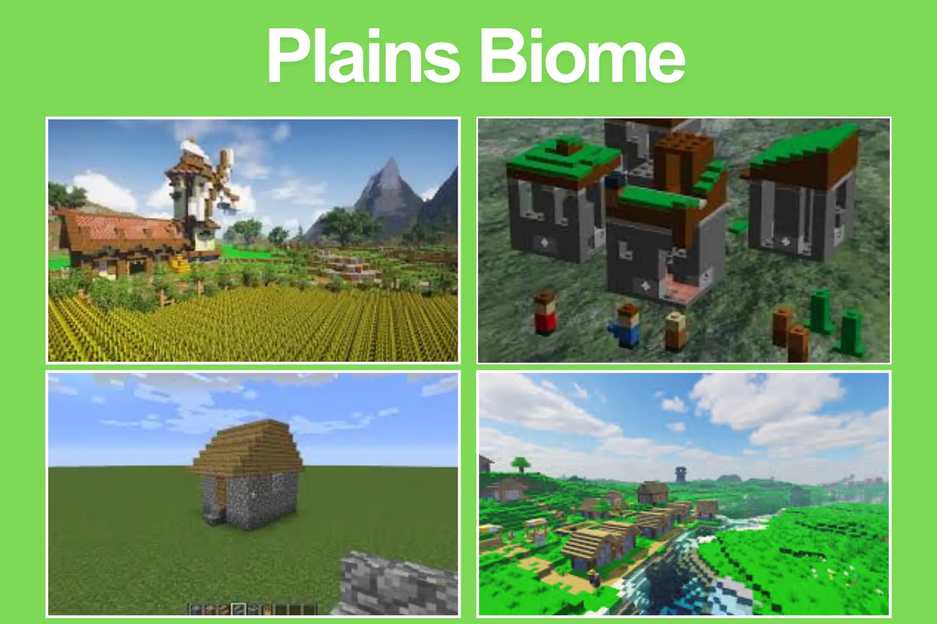 Plains Biome of Minecraft APK