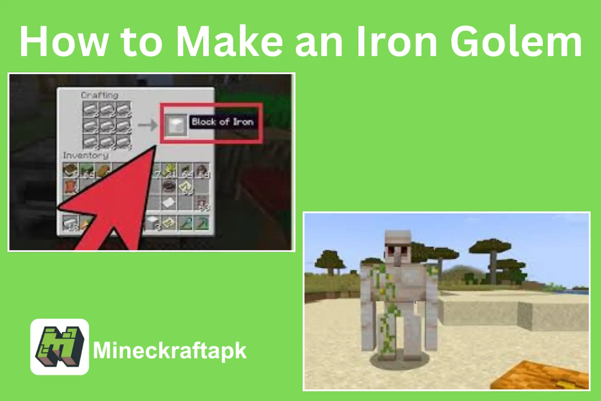 Step-by-Step Guide to Make an Iron Golem in Minecraft 