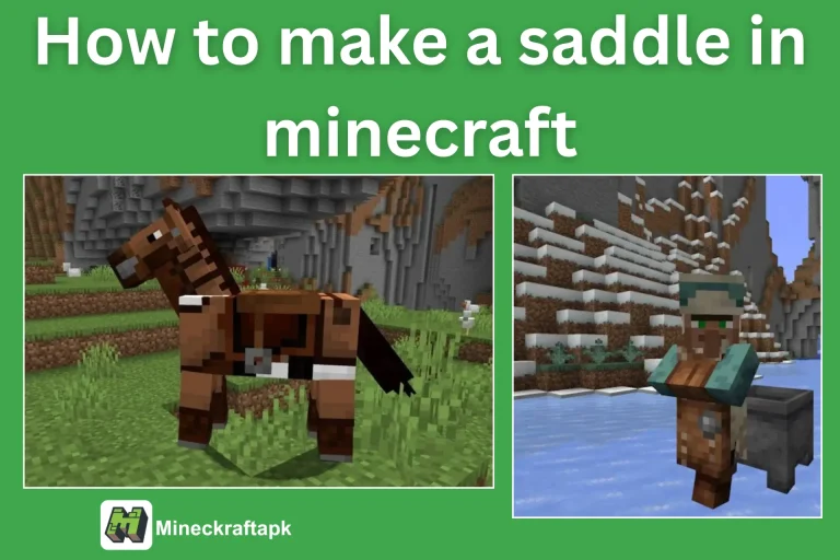 How to make a saddle in Minecraft