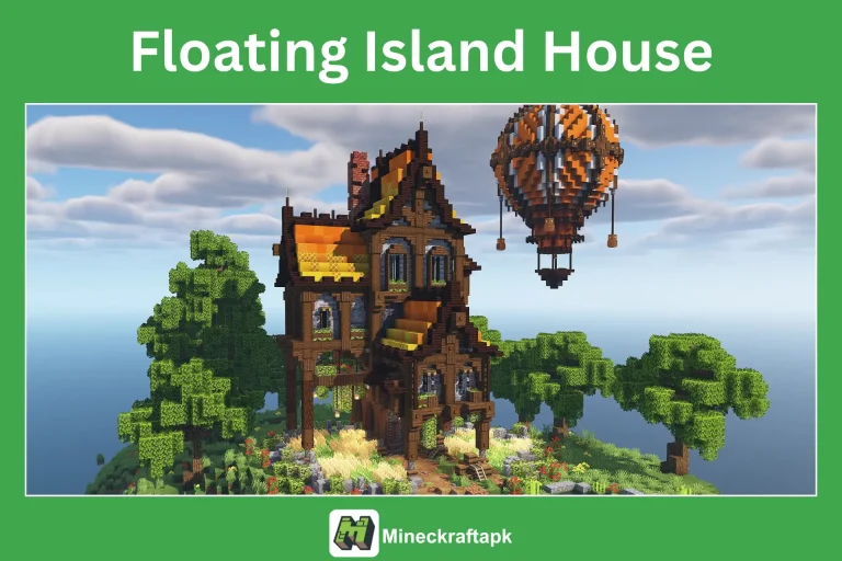 Floating Island House minecraft design
