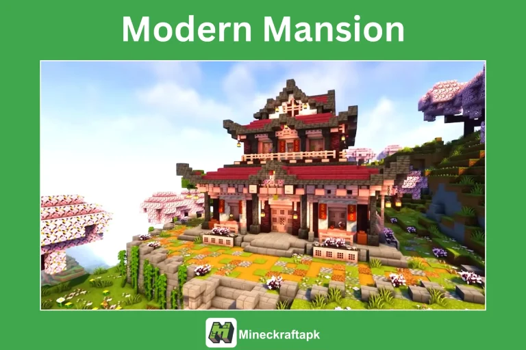 Modern Mansion design idea in minecraft