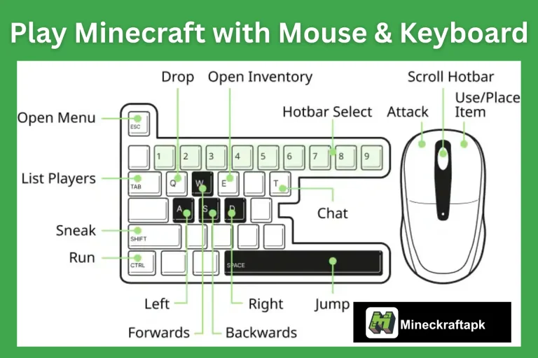 Play Minecraft APK game with Mouse & Keyboard